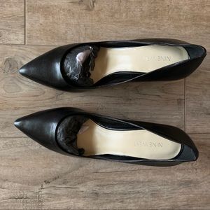 Nine West black heels good for interview brand new